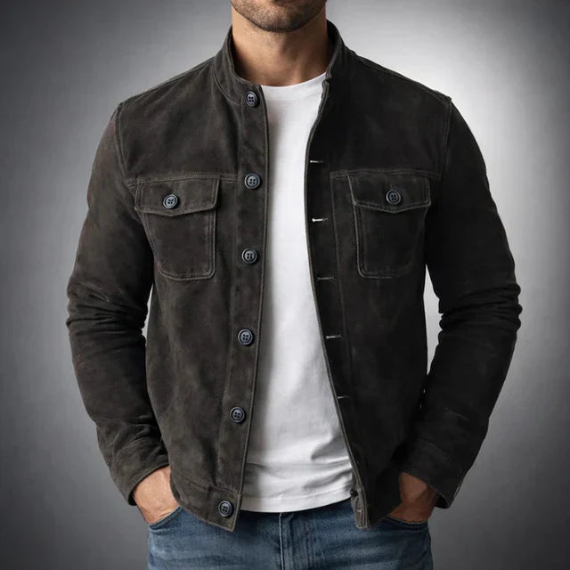 Lorenzo- Chaqueta de Ante Clásica