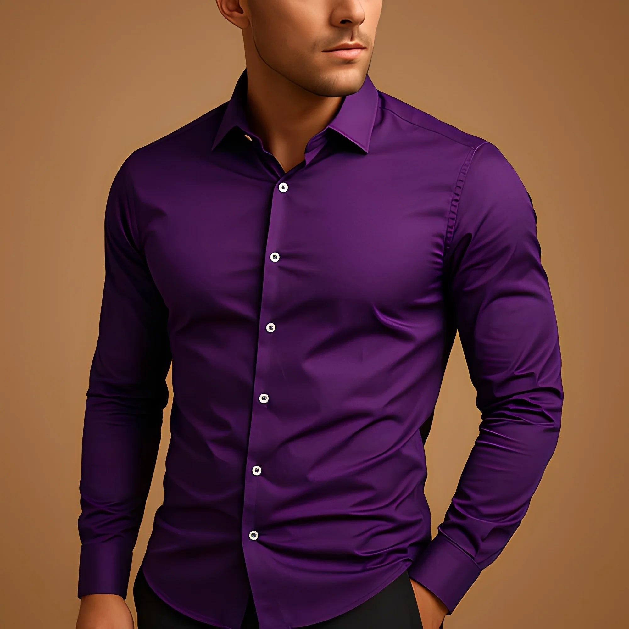 Men’s Velvet Cardigan Sweater – Soft Long Sleeve Casual Style