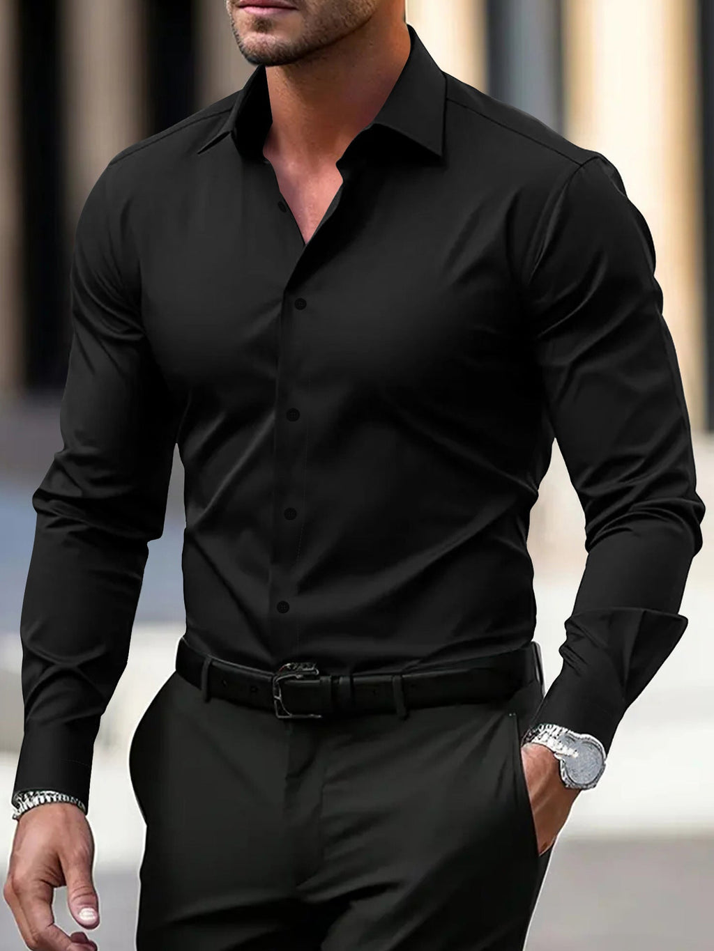 Men’s Velvet Cardigan Sweater – Soft Long Sleeve Casual Style