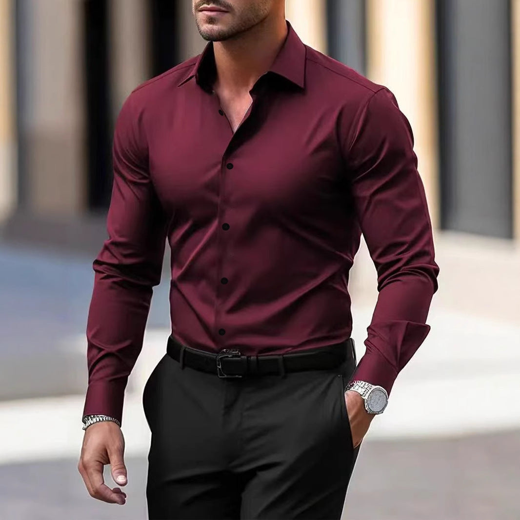 Men’s Velvet Cardigan Sweater – Soft Long Sleeve Casual Style