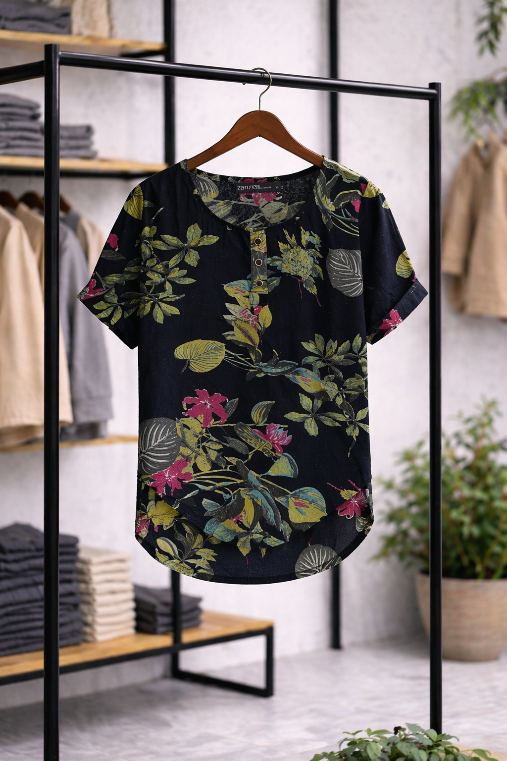 Ina- Blusa floral casual de verano
