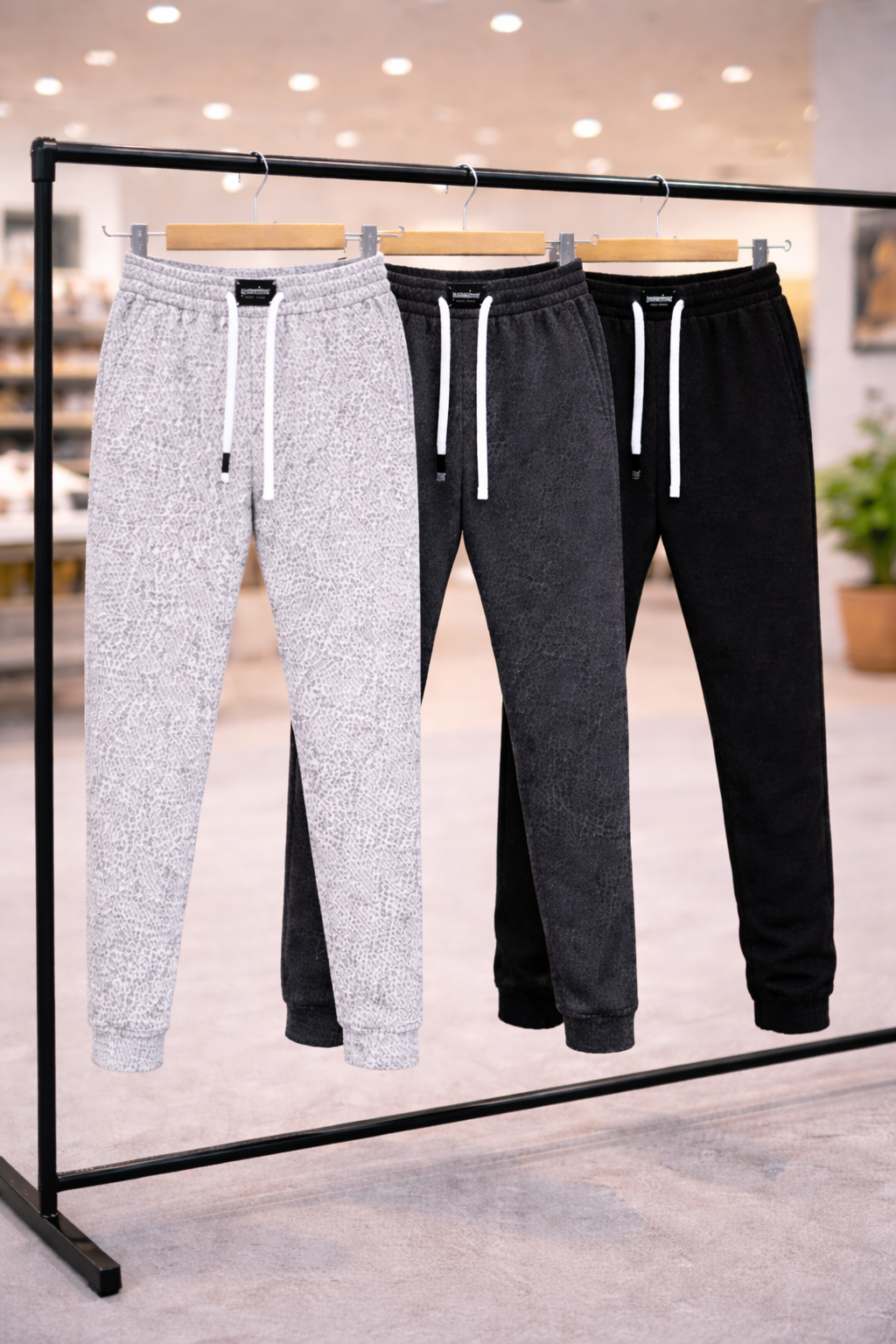 Hugo-Pantalones chandal de corte holgado