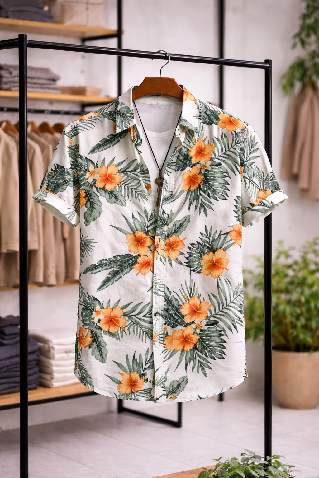 Edgar- Camisa Tropical de botones