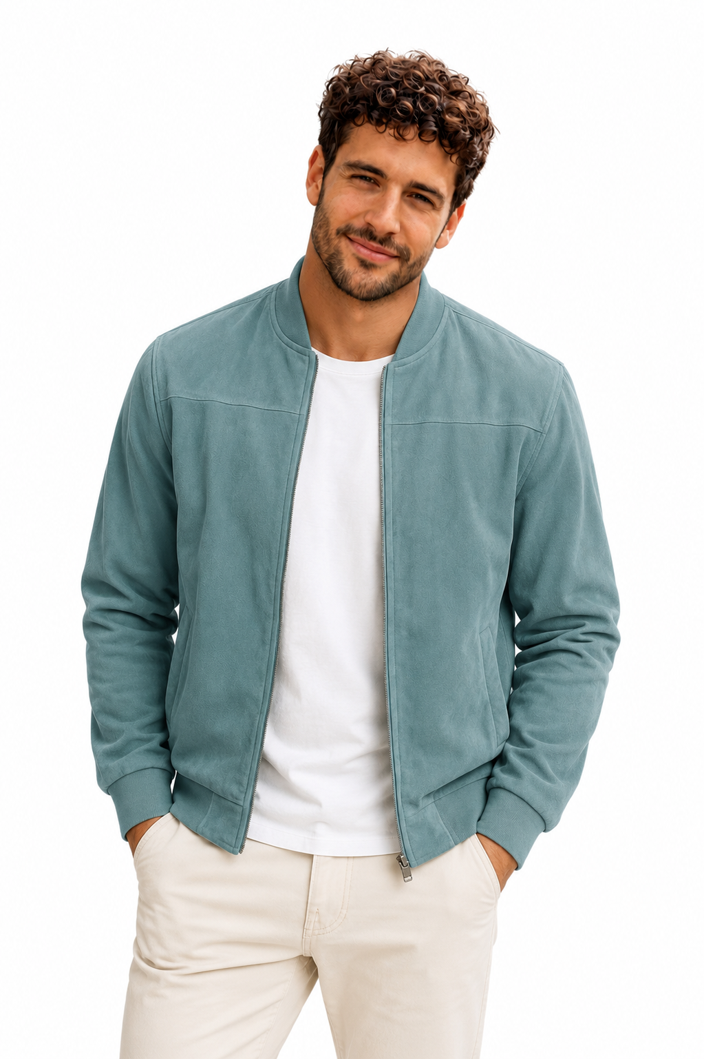 Almeida- Cazadora bomber estilo moderno