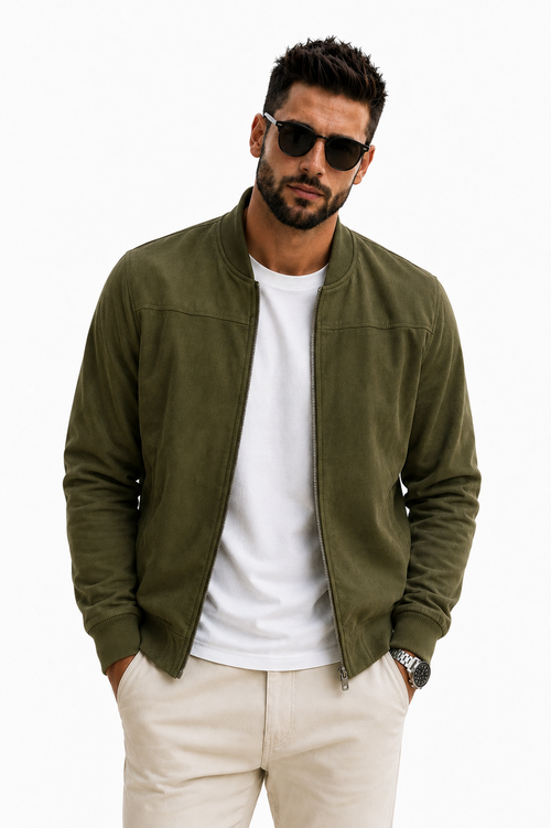 Almeida- Cazadora bomber estilo moderno