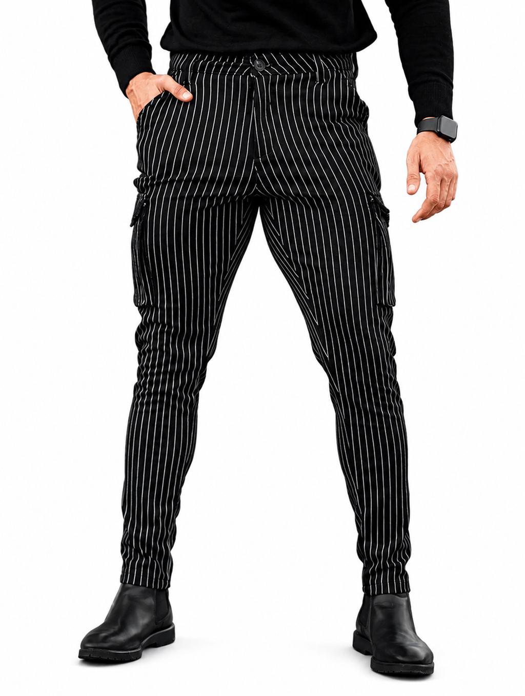 Mahy - Pantalones Slim Fit de gala