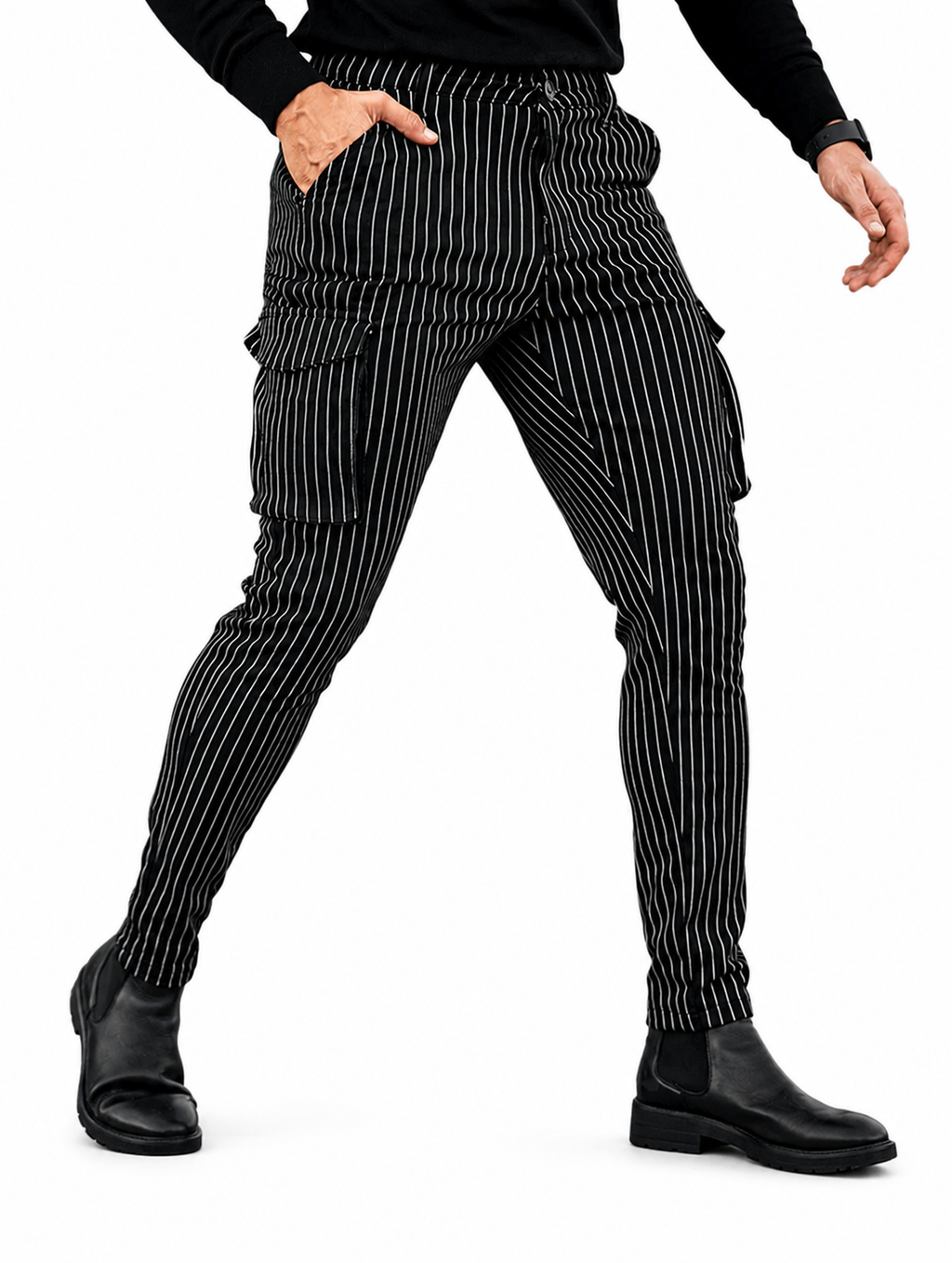 Mahy - Pantalones Slim Fit de gala