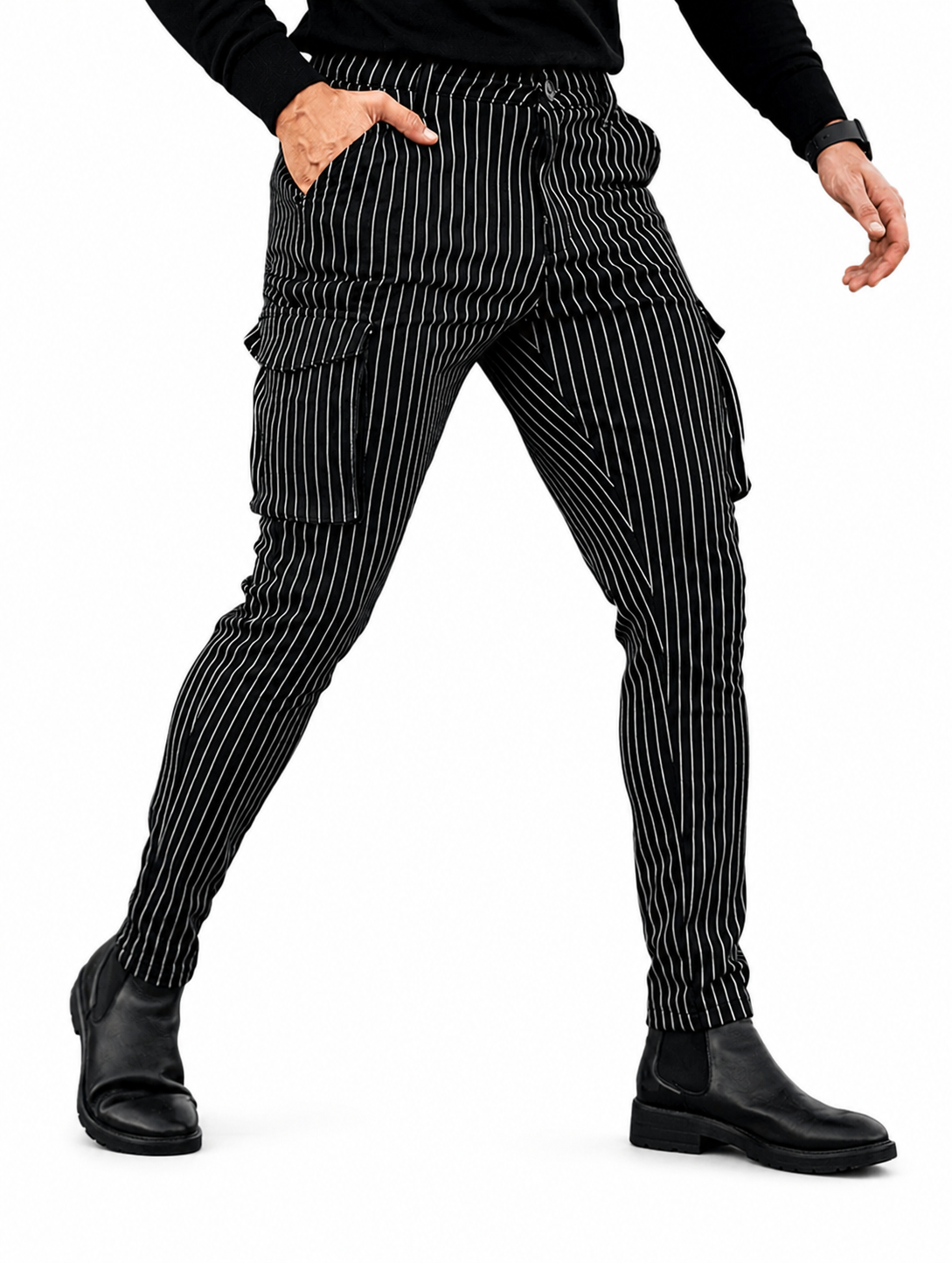Mahy - Pantalones Slim Fit de gala