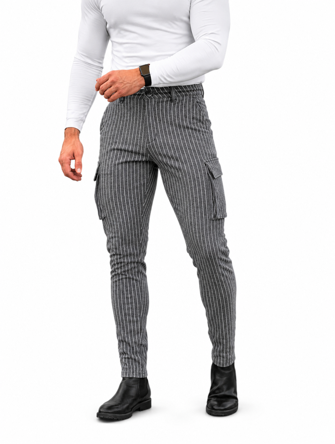Mahy - Pantalones Slim Fit de gala