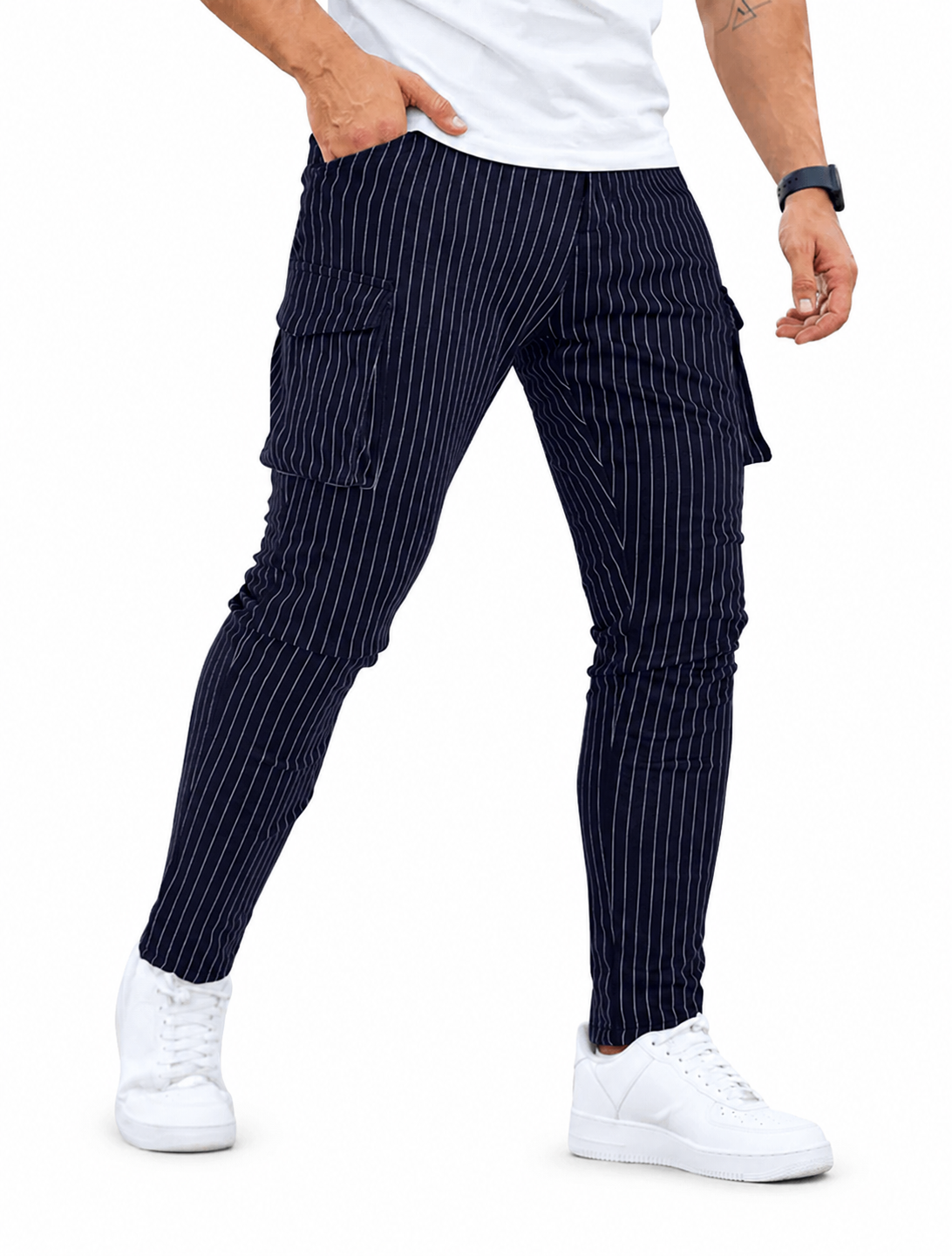 Mahy - Pantalones Slim Fit de gala