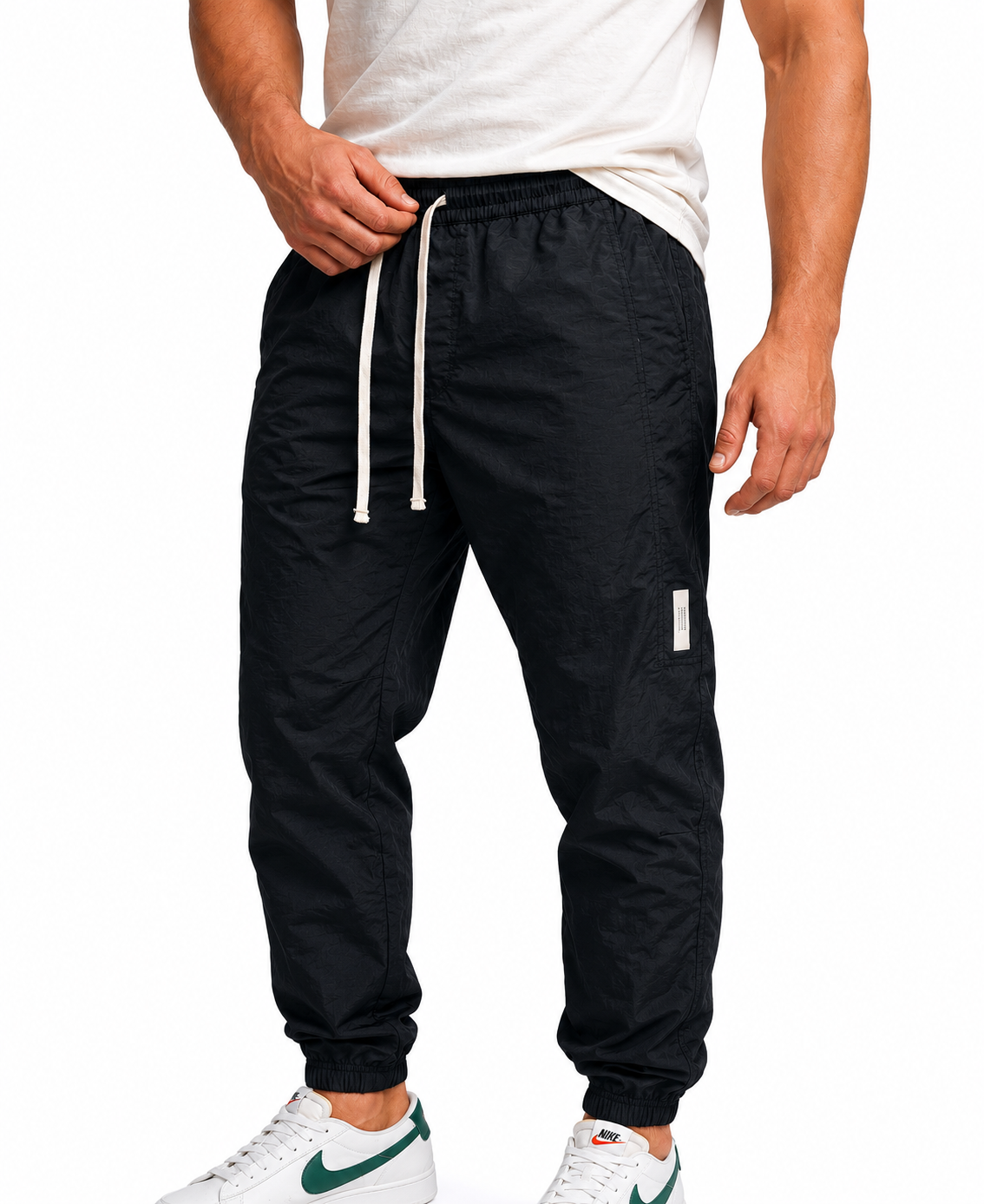 Jacobo- Pantalones de puño cómodos con cordón