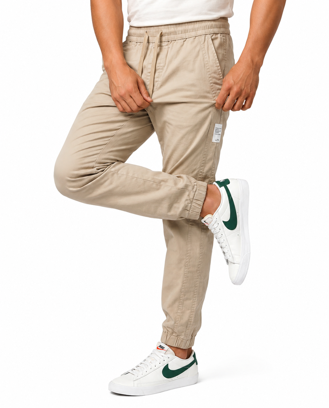 Jacobo- Pantalones de puño cómodos con cordón