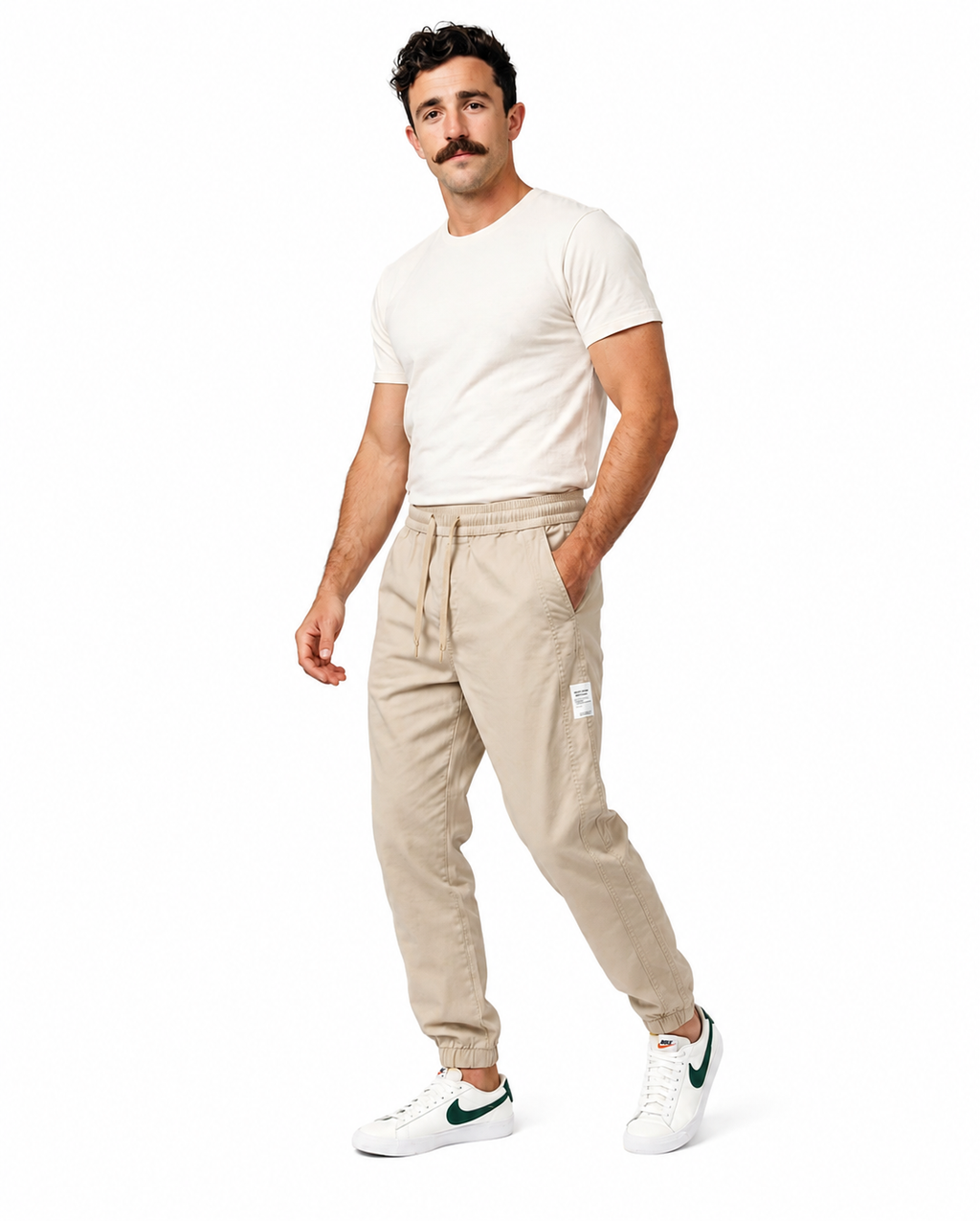 Jacobo- Pantalones de puño cómodos con cordón
