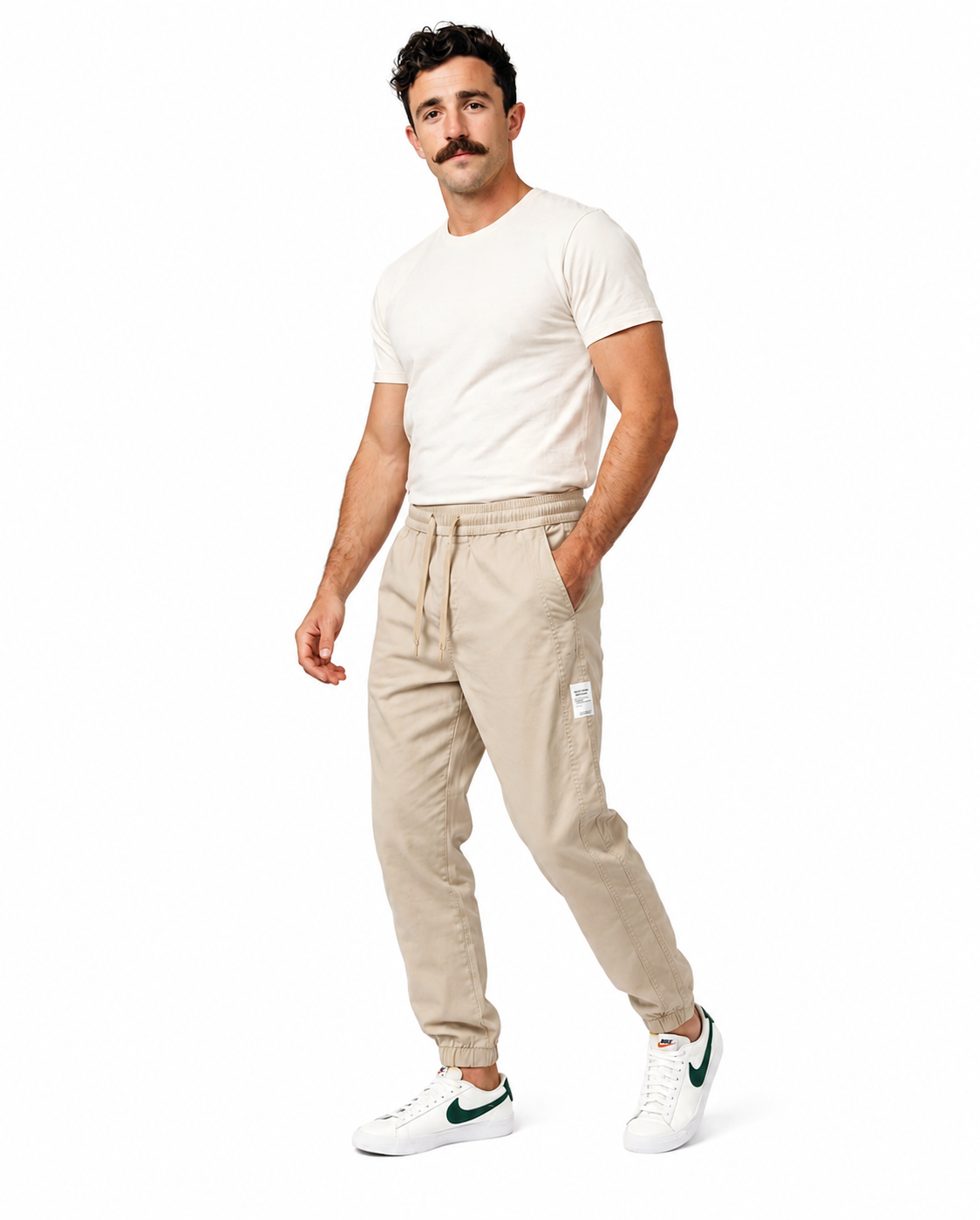 Jacobo- Pantalones de puño cómodos con cordón
