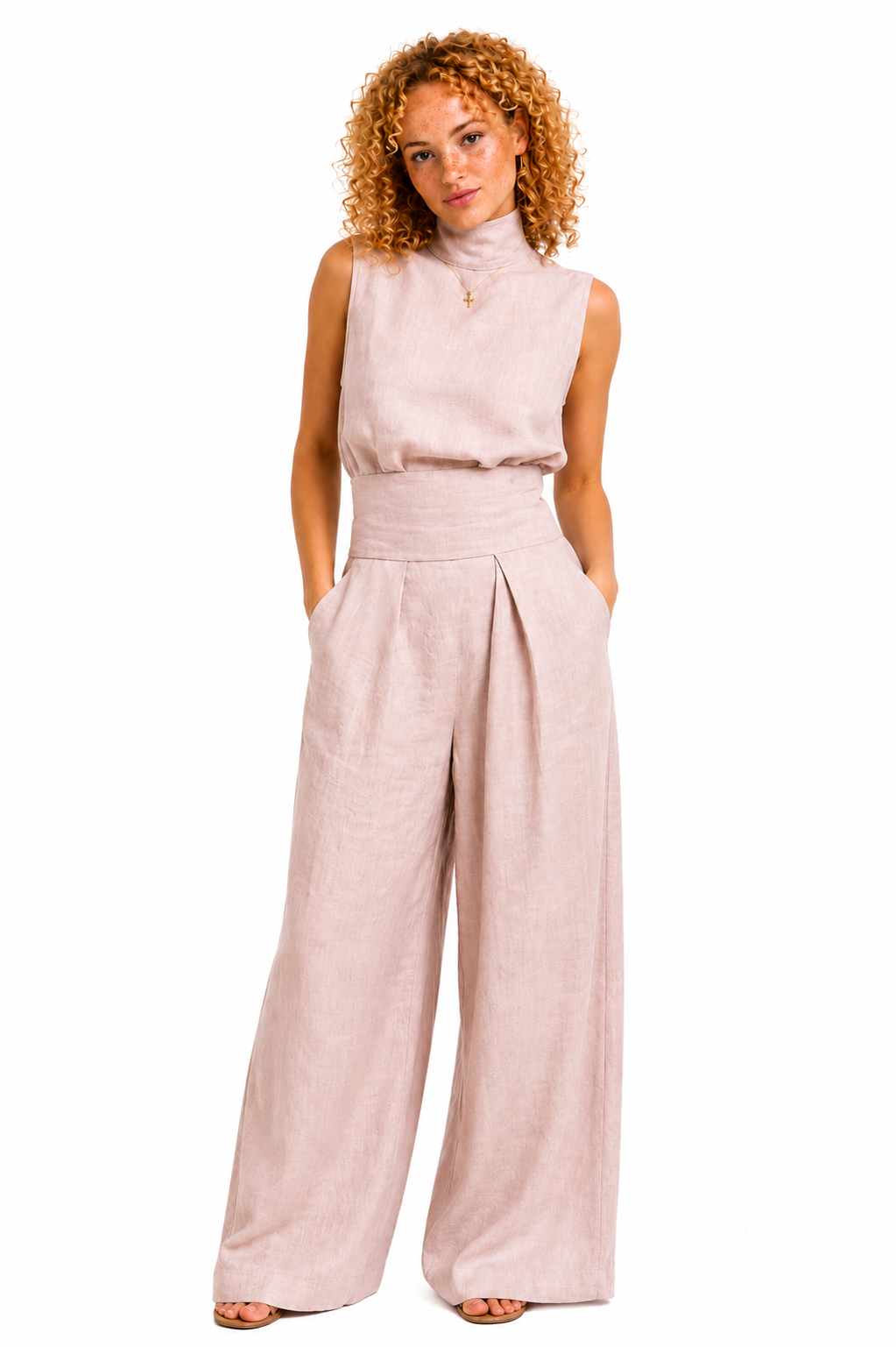 Mariana - Conjunto minimalista de lino