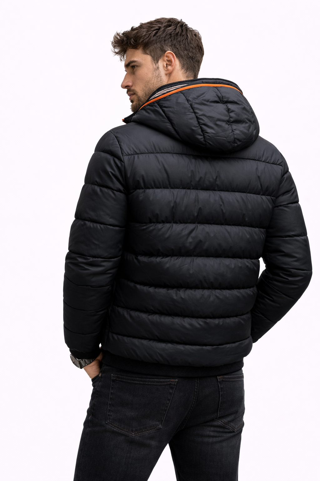 Eleazar-Chaqueta acolchada con capucha