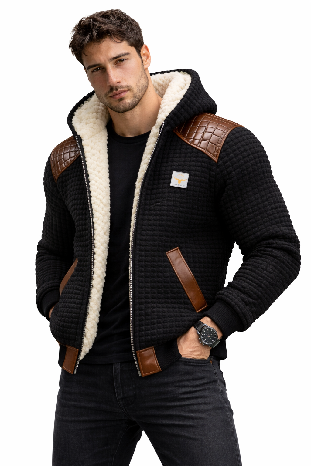 Jaime-Chaqueta texturizada