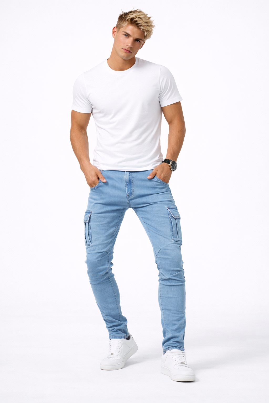 Deniz- Pantalones vaqueros elásticos