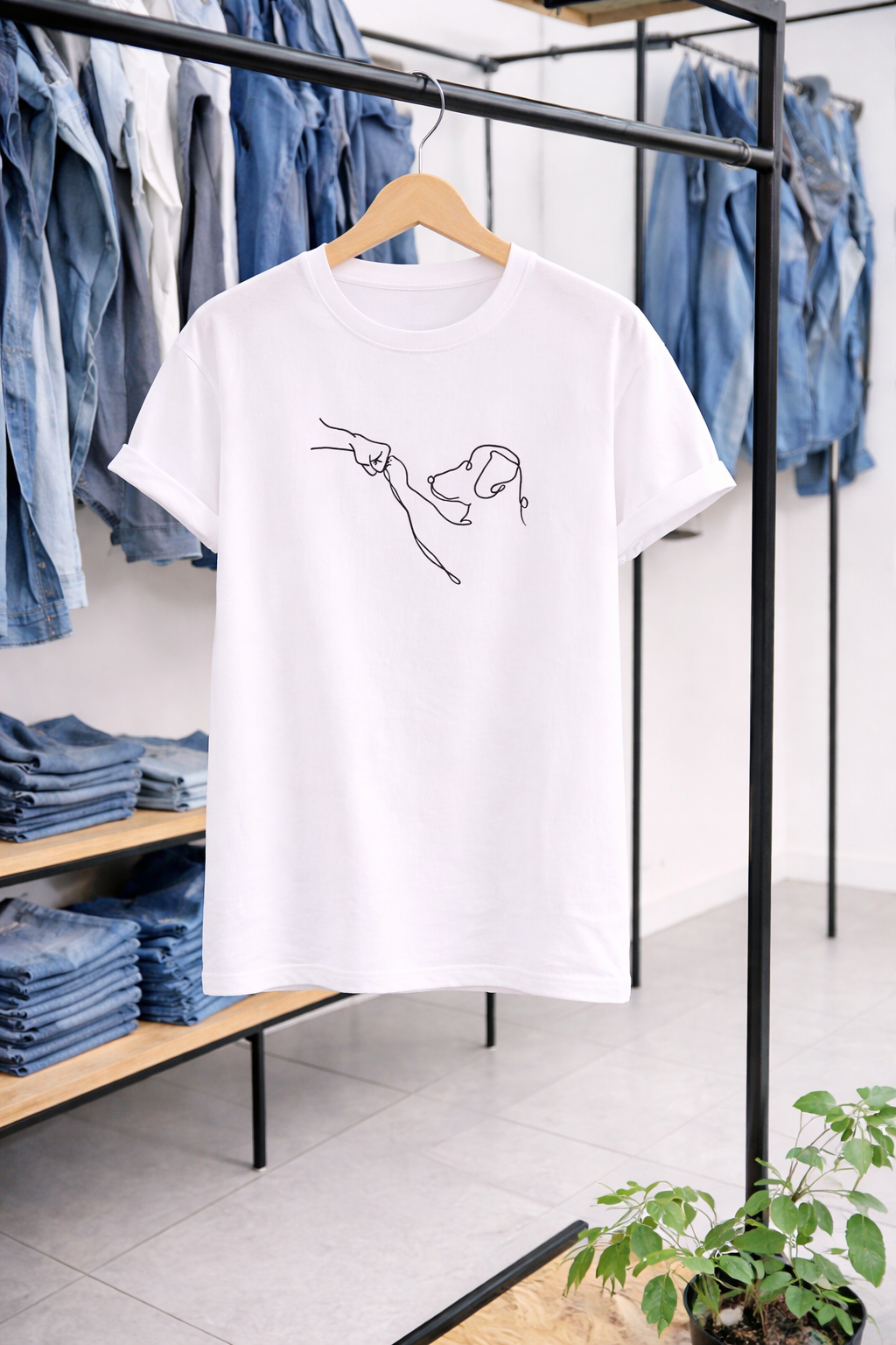 Sonia- Blusa cómoda, versátil, con un diseño canino