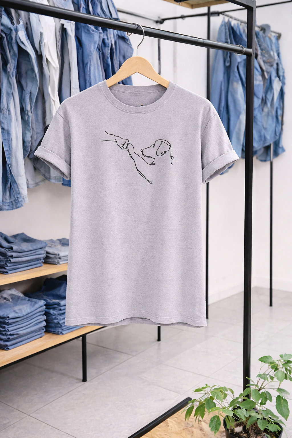 Sonia- Blusa cómoda, versátil, con un diseño canino