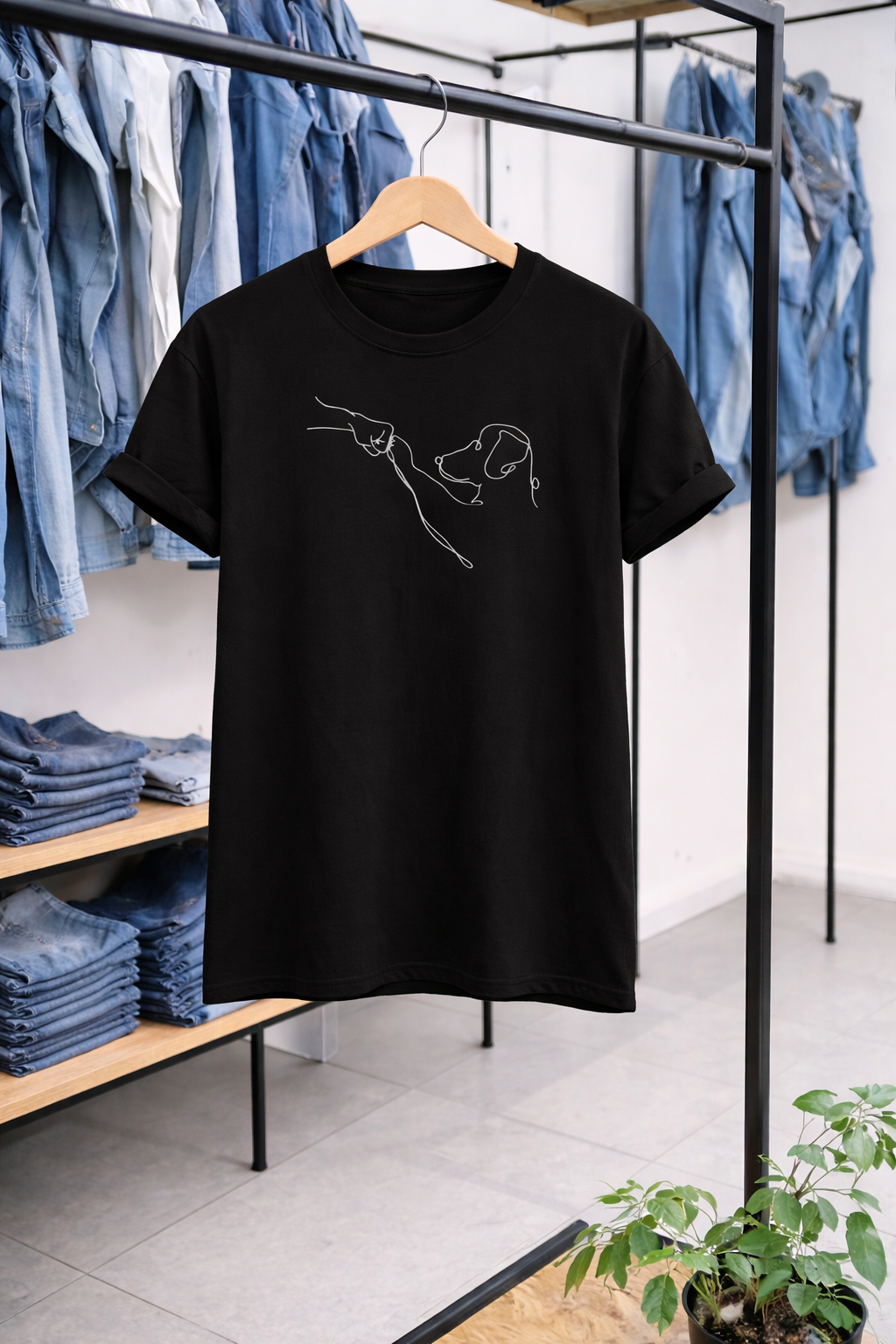 Sonia- Blusa cómoda, versátil, con un diseño canino