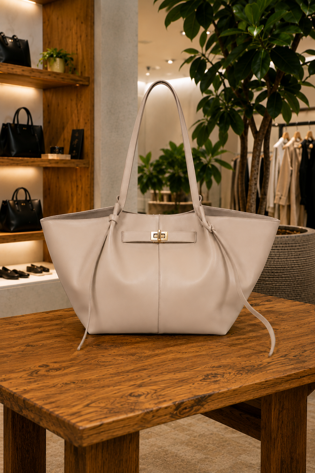 Méndez- Bolso elegante de cuero vegano