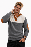 Gerard- Suéter Tipo Polo casual manga larga y botones