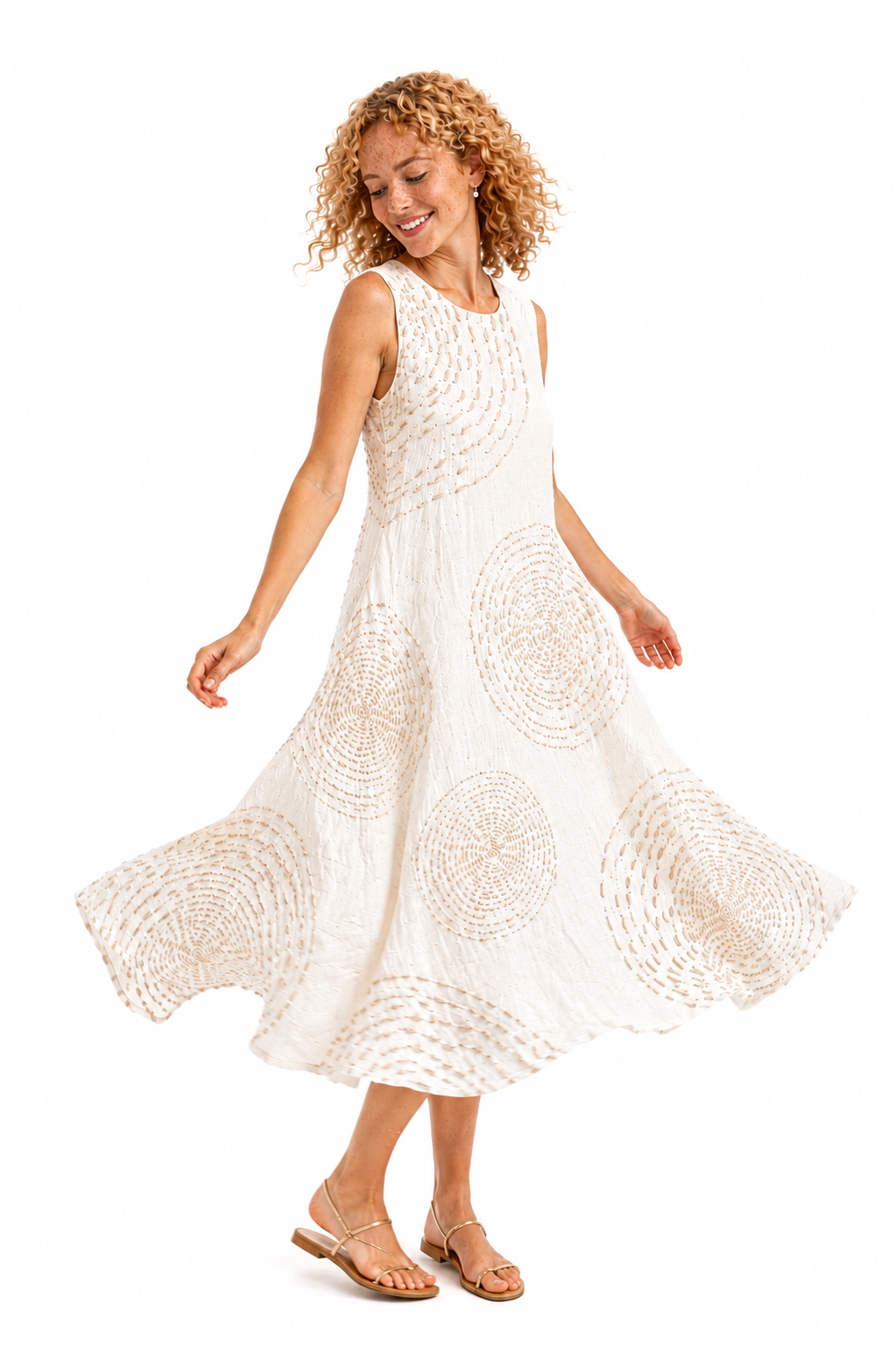 Vicky- Vestido casual retro