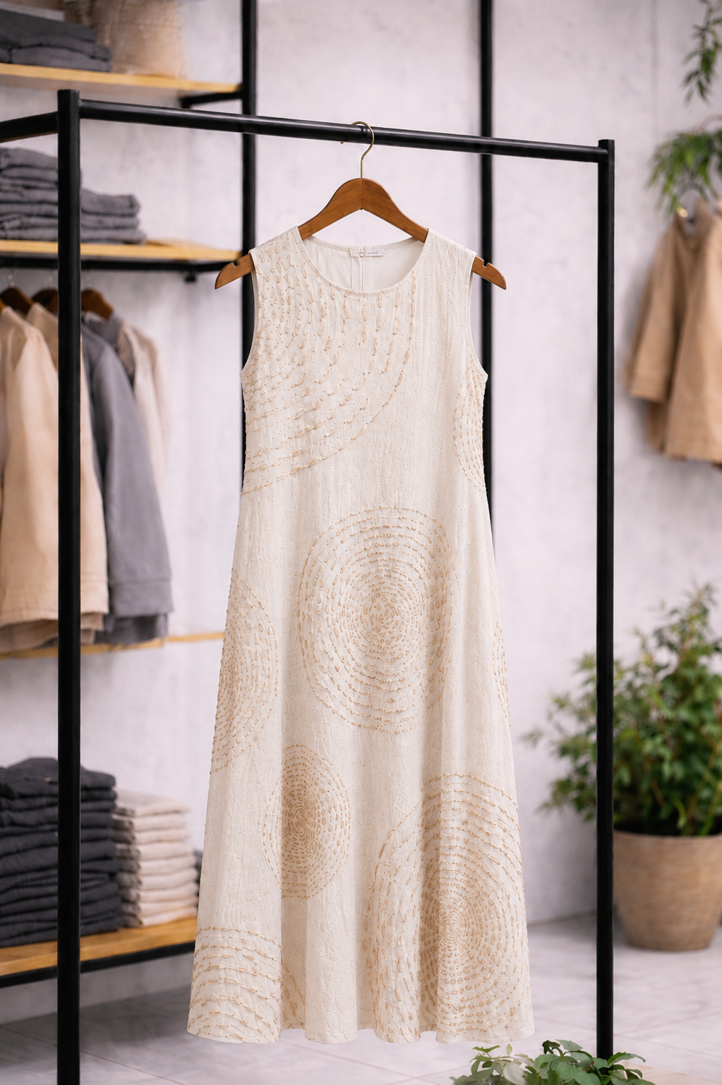 Vicky- Vestido casual retro