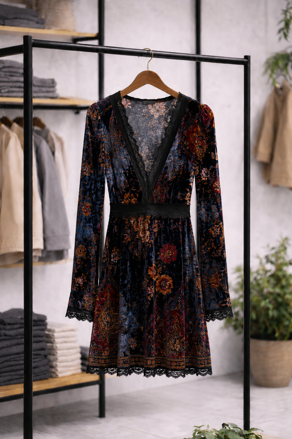 Daniela- Vestido floral elegante