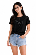 Sonia- Blusa cómoda, versátil, con un diseño canino