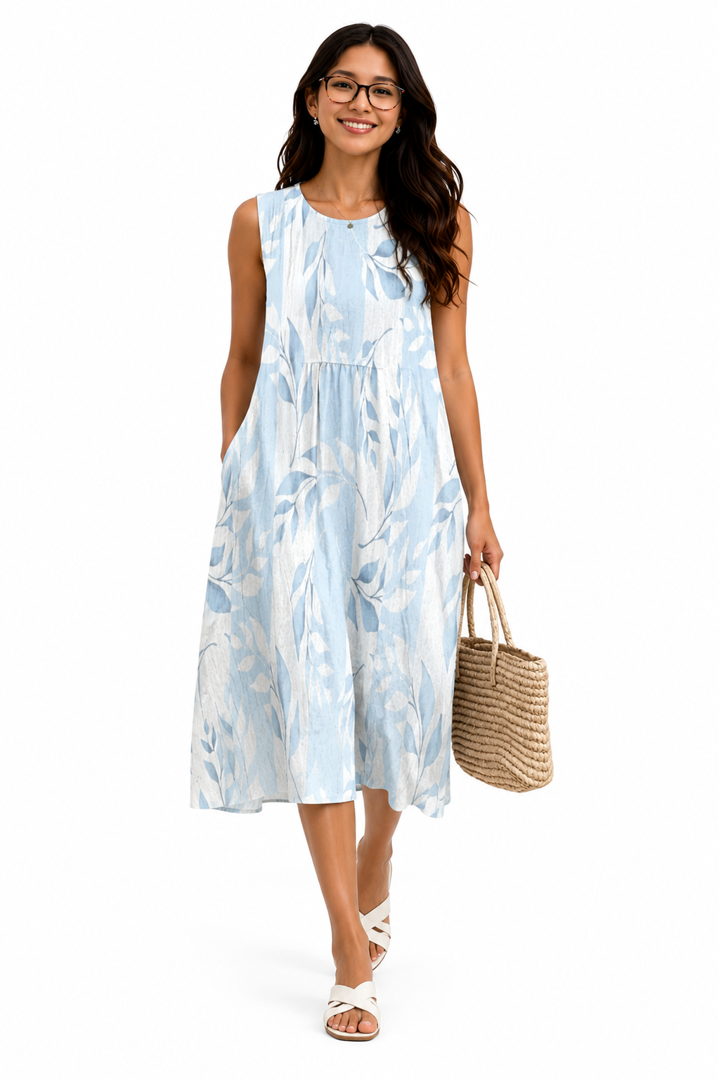 Johana- Vestido de verano ligero y sin mangas
