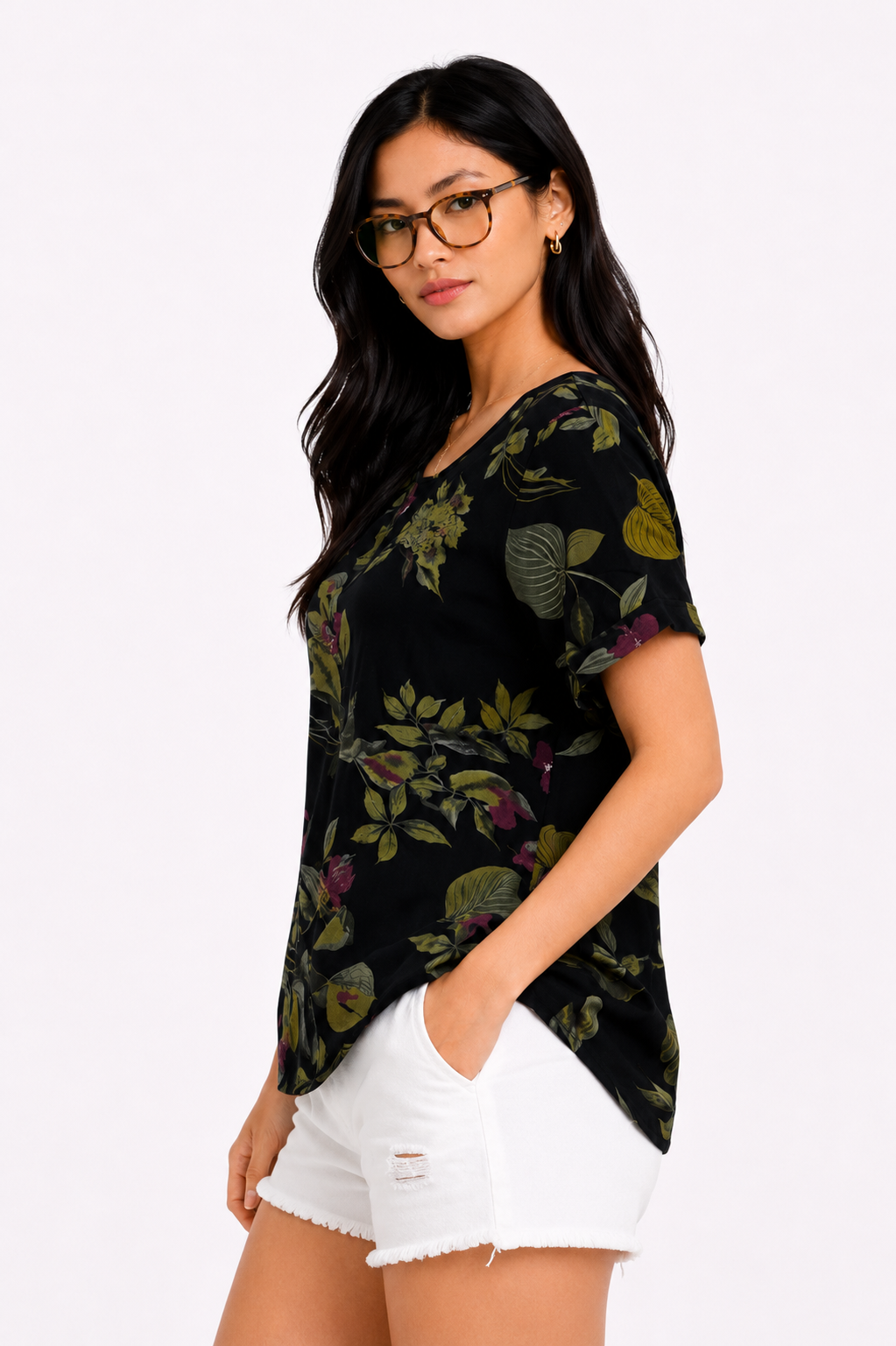Ina- Blusa floral casual de verano