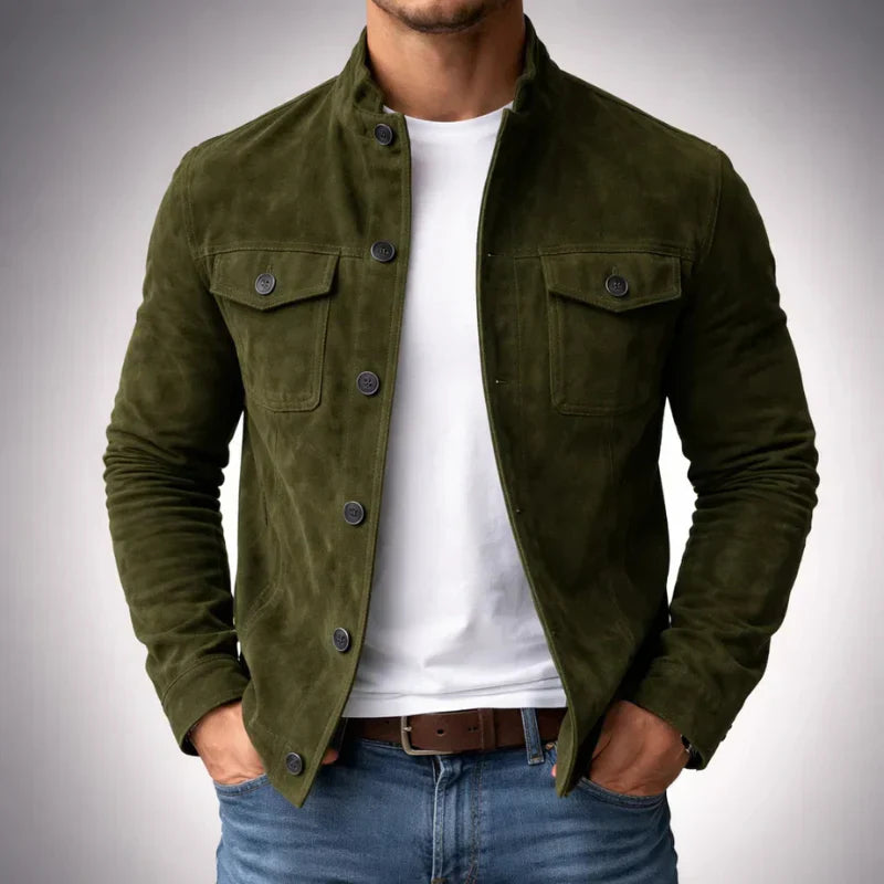 Lorenzo- Chaqueta de Ante Clásica