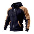 DUCHÊNE BORDEAUX™ | VESTE À CAPUCHE ZIPPÉE TEXTURÉE