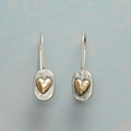 Pendientes de plata y oro